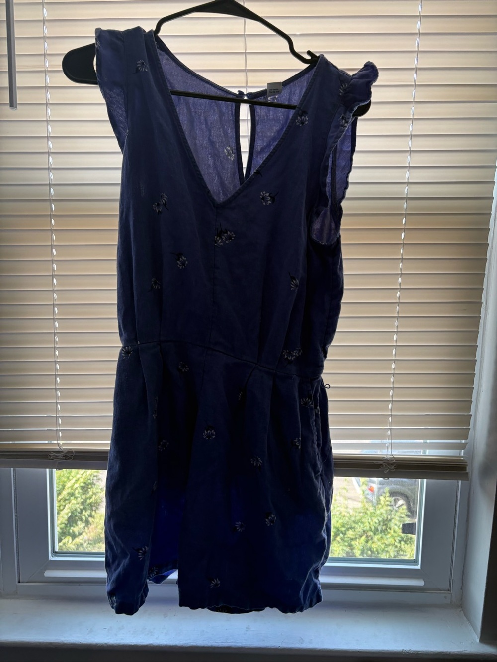 Women's purple  Sleeveless V-Neck romper